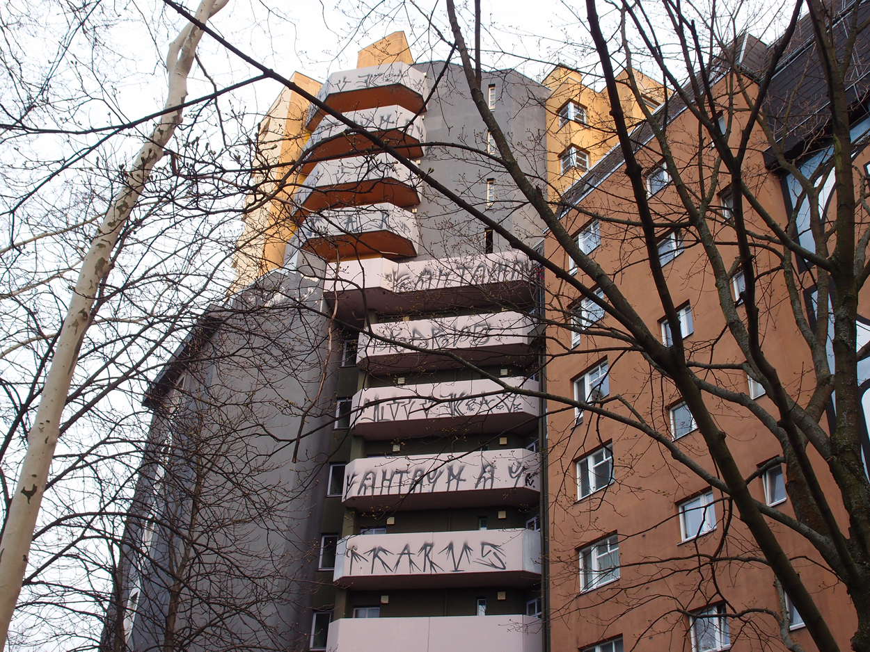 fotos de pixação em Berlim 2018/19